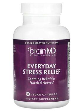 BrainMD,Everyday Stress Relief, 120 Vegan Capsules
