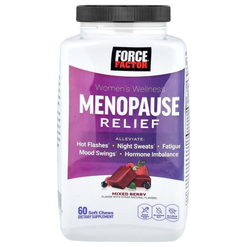 Force Factor,Women's Wellness, Menopause Relief, Mixed Berry