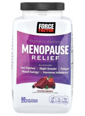 Force Factor,Women's Wellness, Menopause Relief, Mixed Berry