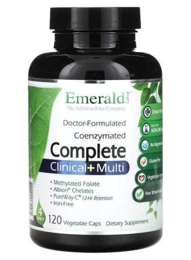 CoEnzymated Complete Clinical + Multi, 120 Vegetable Caps