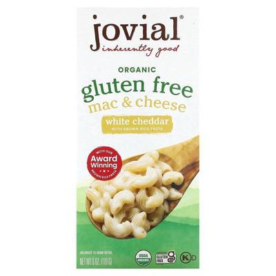 Jovial,Organic Gluten Free, Mac &amp; Cheese, White Ched