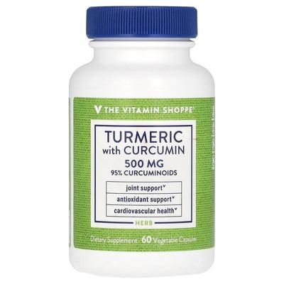 The Vitamin Shoppe,Turmeric With Curcumin, 500 mg, 60 Vegeta