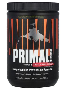Animal,Primal 锻炼前粉，混合水果味，17.9 盎司（507.5 克）