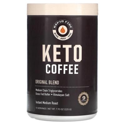 RAPIDFIRE,Keto Coffee, Original Blend, Instant, Medium Roast
