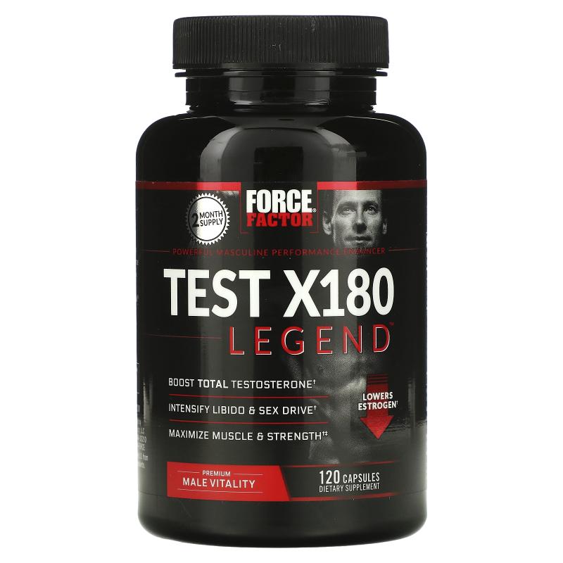 Force Factor,Test X180 Legend，睾酮促进剂，120 粒胶囊
