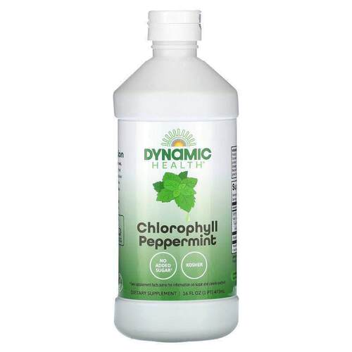 Dynamic Health,Chlorophyll, Peppermint, 16 fl oz (473 ml)