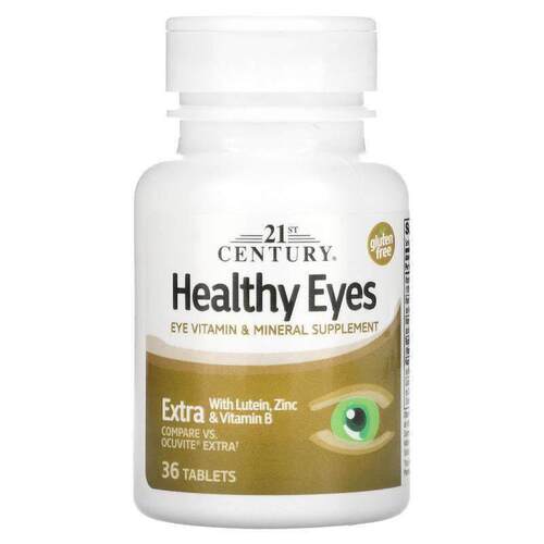 21世纪,Healthy Eyes，添加叶黄素、锌和维生素 B，36 片