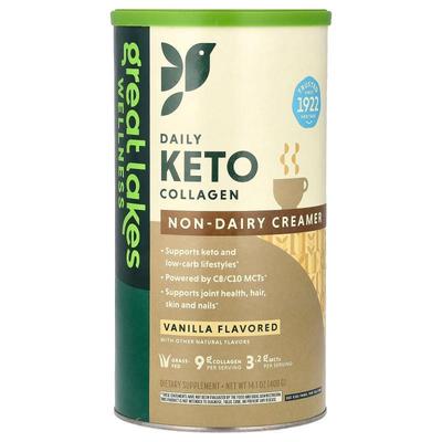 Great Lakes Gelatin Co.,Daily Keto Collagen, Non-Dairy Cream
