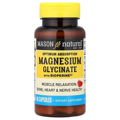 Mason Natural,Optimum Absorption Magnesium Glycinate With Bi