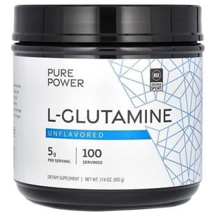 Mercola博士,Pure Power, L-Glutamine, Unflavored, 17.6 oz (50