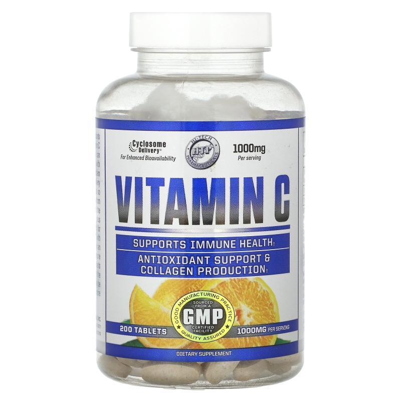 Hi Tech Pharmaceuticals,Vitamin C, 500 mg, 200 Tablets