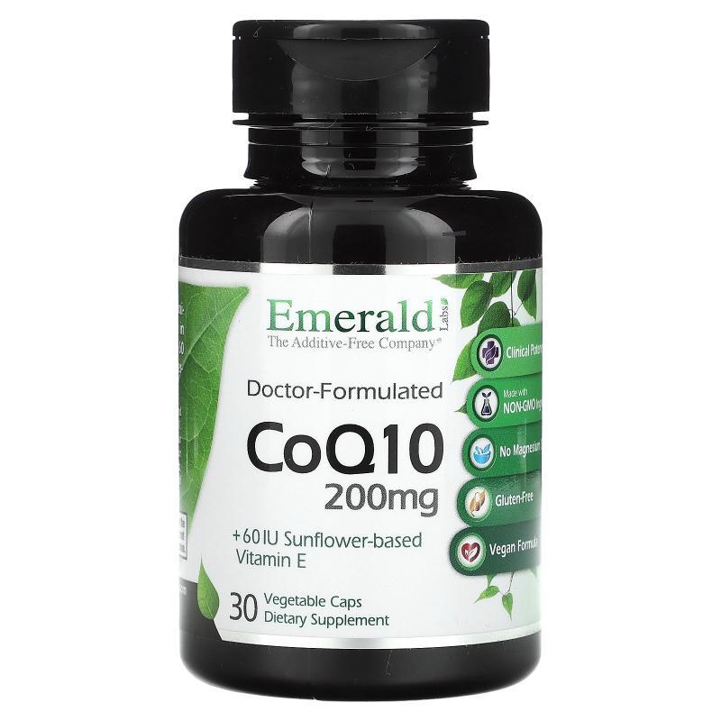 Emerald Laboratories,CoQ10, 200 mg, 30 Vegetable Caps