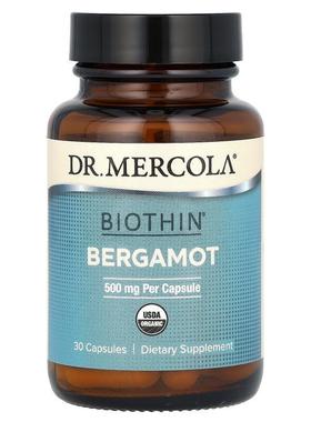 Mercola博士,Biothin, Bergamot, 500 mg, 30 Capsules