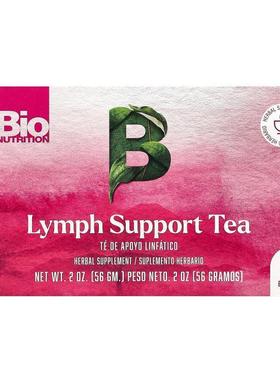 Bio Nutrition,Lymph Support Tea, Caffeine Free, 30 Tea Bags,
