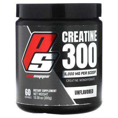 ProSpps,Creatine 300, Unflavored, 5,000 mg , 10.58 oz (300 g