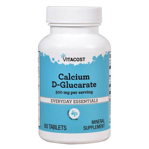 Vitacost,Calcium D-Glucarate, 500 mg per serving, 60 Tablets
