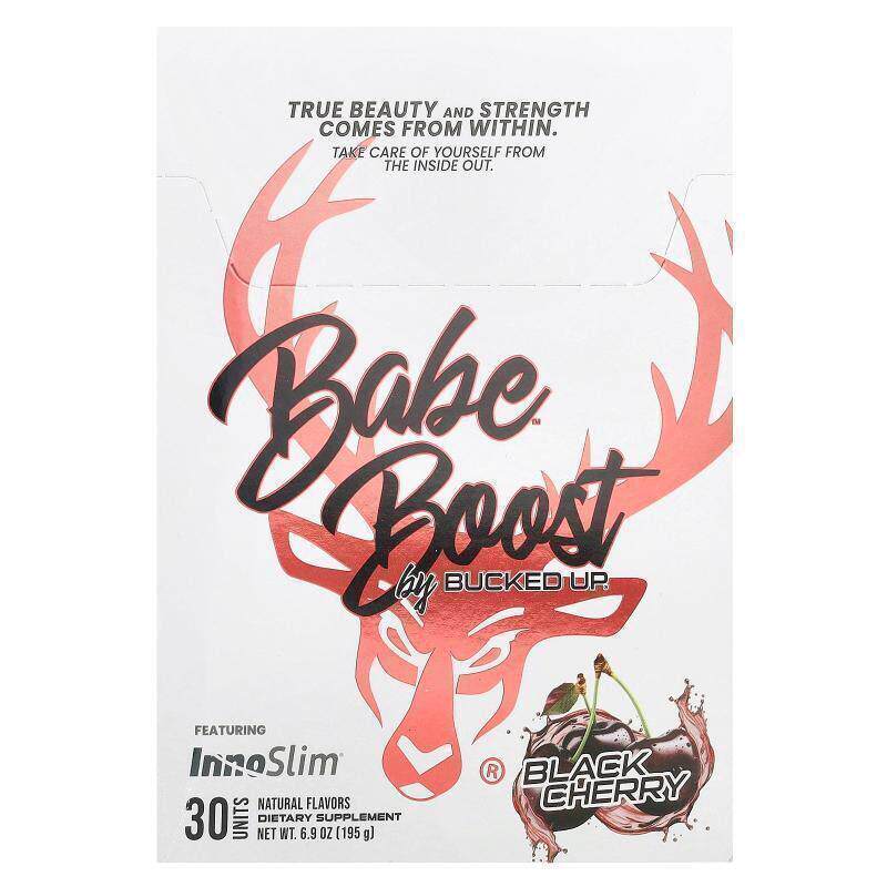 Babe, Boost，黑樱桃，30包，每包0.2盎司（6.5克）