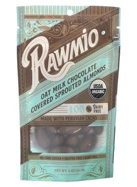 Rawmio,Oat Milk Chocolate Covered Toasted Hazelnuts, 2 oz (5