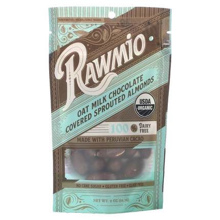 Rawmio,Oat Milk Chocolate Covered Toasted Hazelnuts, 2 oz (5