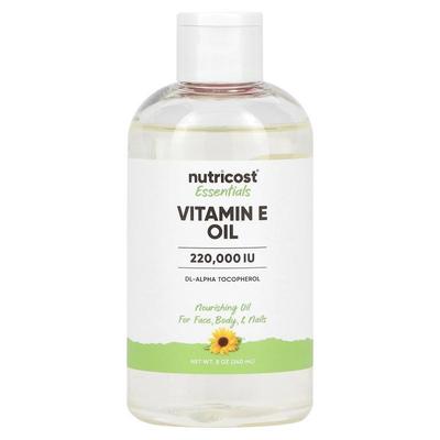 Nutricost,Essentials, Vitamin E Oil, 8 oz (240 ml)
