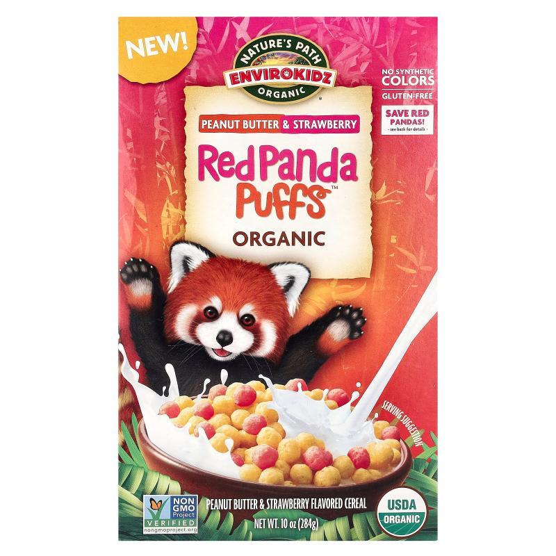 Nature's Path,Organic Red Panda Puffs™ Cereal, Peanut Butter