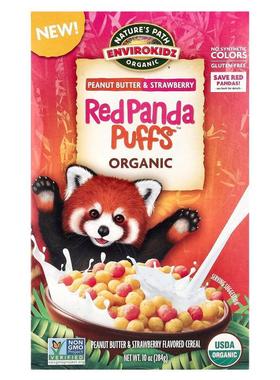 Nature's Path,Organic Red Panda Puffs™ Cereal, Peanut Butter