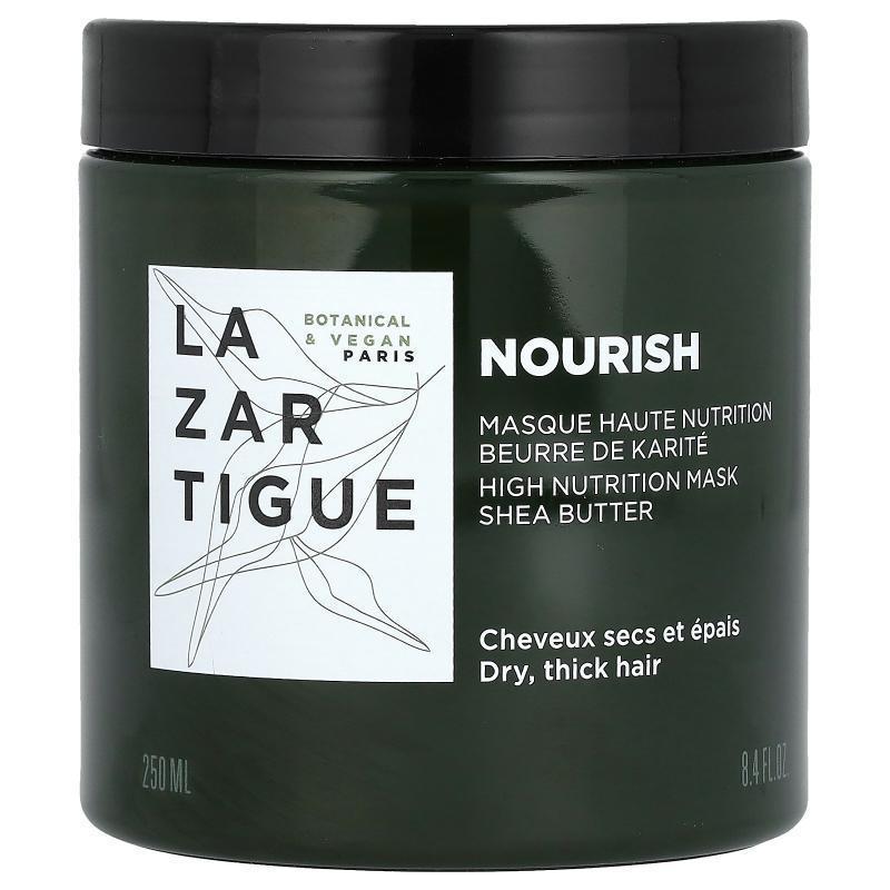 Lazartigue,Nourish, High Nutrition Hair Mask, Shea Butter, 8