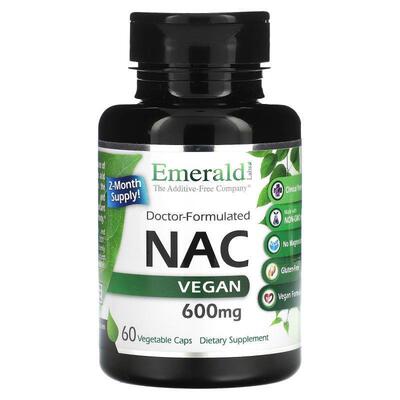 Emerald Laboratories,NAC Vegan，600 毫克，60 粒素食胶囊