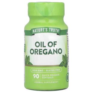 Nature Truth牛至油速释软凝胶天然牛至油浓缩