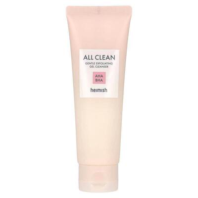 Heimish,All Clean, Gentle Exfoliating Gel Cleanser, AHA BHA,