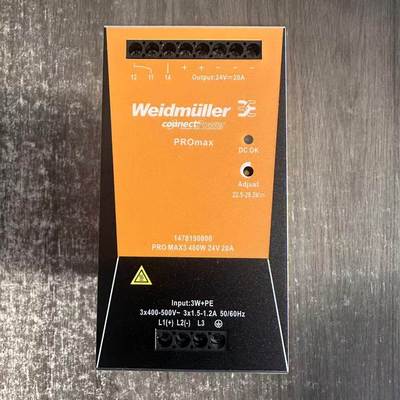 【正品】PRO MAX3 480W 24V 20A魏德米勒24V 20A电源1478190000