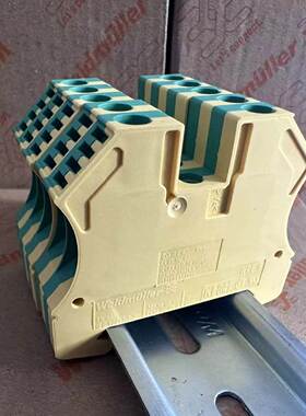 WPE 6 魏德米勒WDU系列 6平方接地端子 黄绿色6平方 1010200000