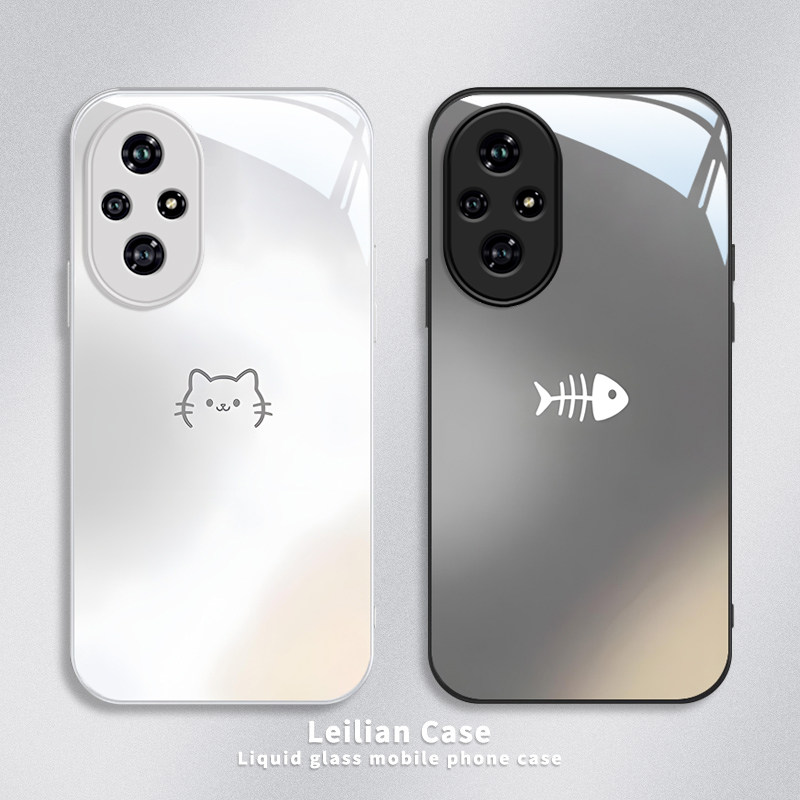 适用荣耀200手机壳100honor新款90高级80简约鱼骨70Pro+华为硅胶60se全包防摔50玻璃外壳散热9专用保护套女,3C数码配件,手机保护套/壳,淘宝优惠券,粉丝福利购,淘宝优惠卷