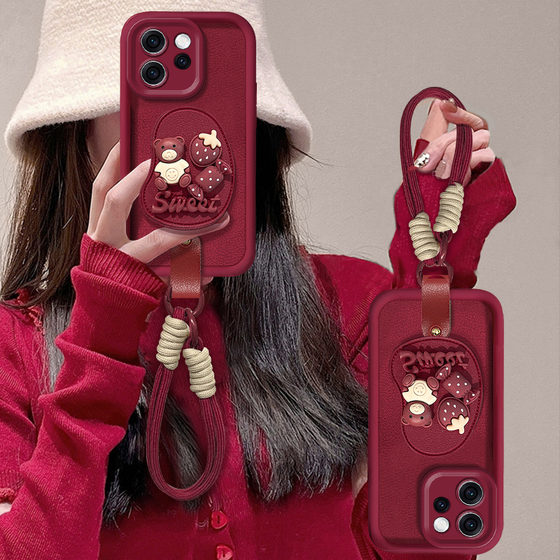 适用OPPORENO15系列可爱防摔外壳