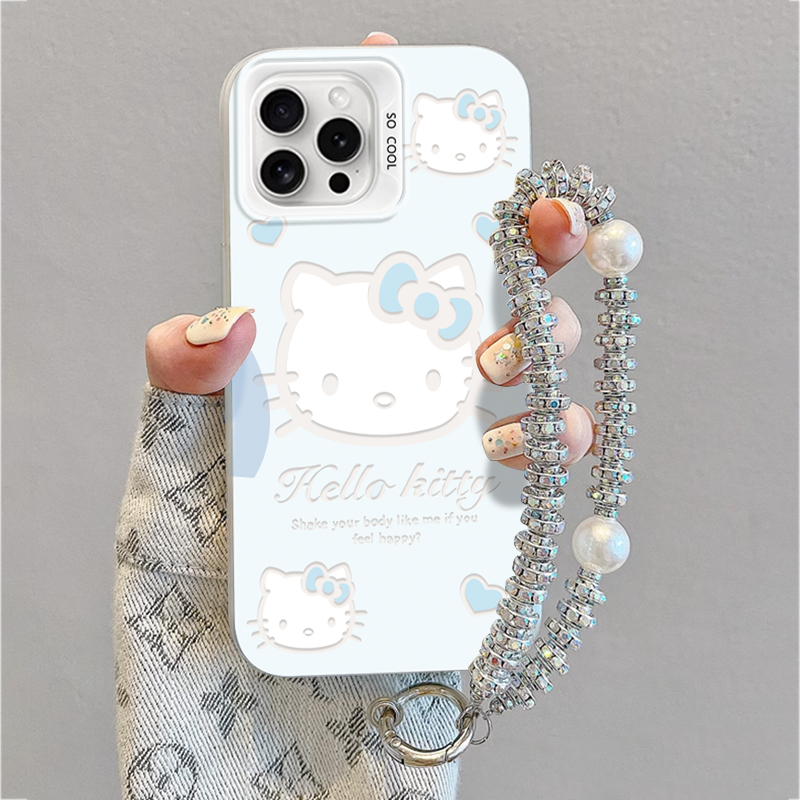 适用苹果16手机壳15新款iphone14promax可爱13卡通KT猫12适合春天XR小众8P高级ins风xsmax夏天7保护套6s爆款X
