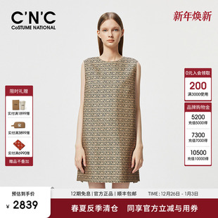 连衣裙 CNC女装 重磅羊毛无袖 新款 812F2L2035 夏季