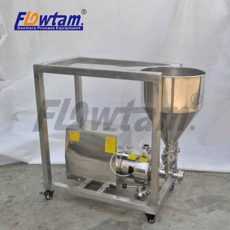 卫生级均质间歇式均质机管线式高剪切乳化机食品沙拉酱乳化泵
