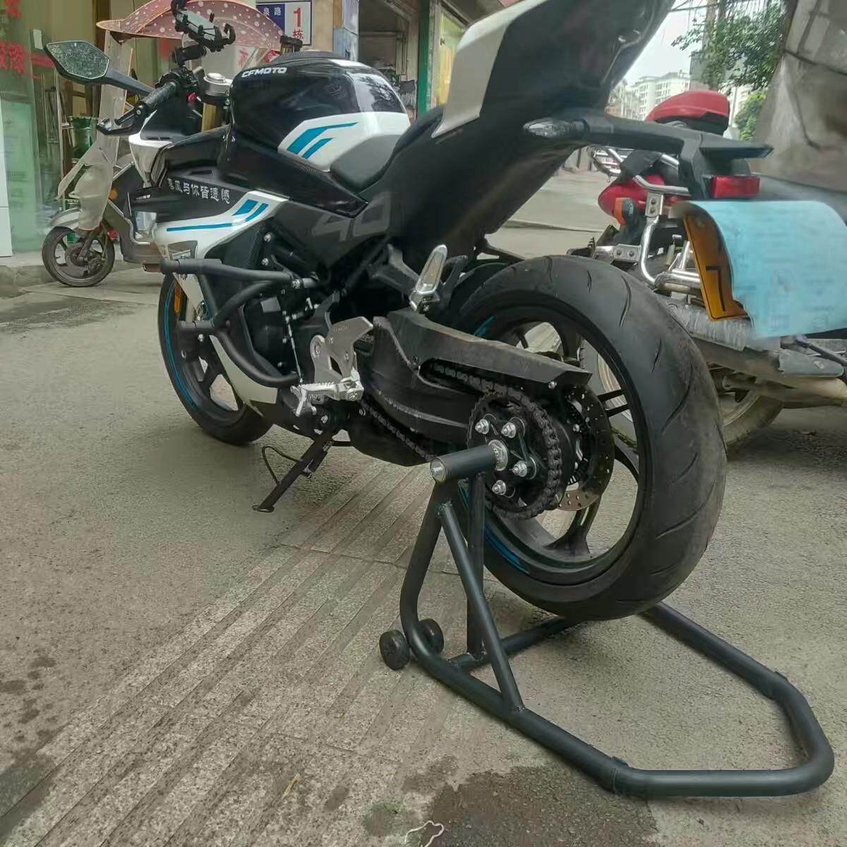 新品厂家直销 一体式满焊摩托车 单摇臂起车架加厚春风凯越钱江赛