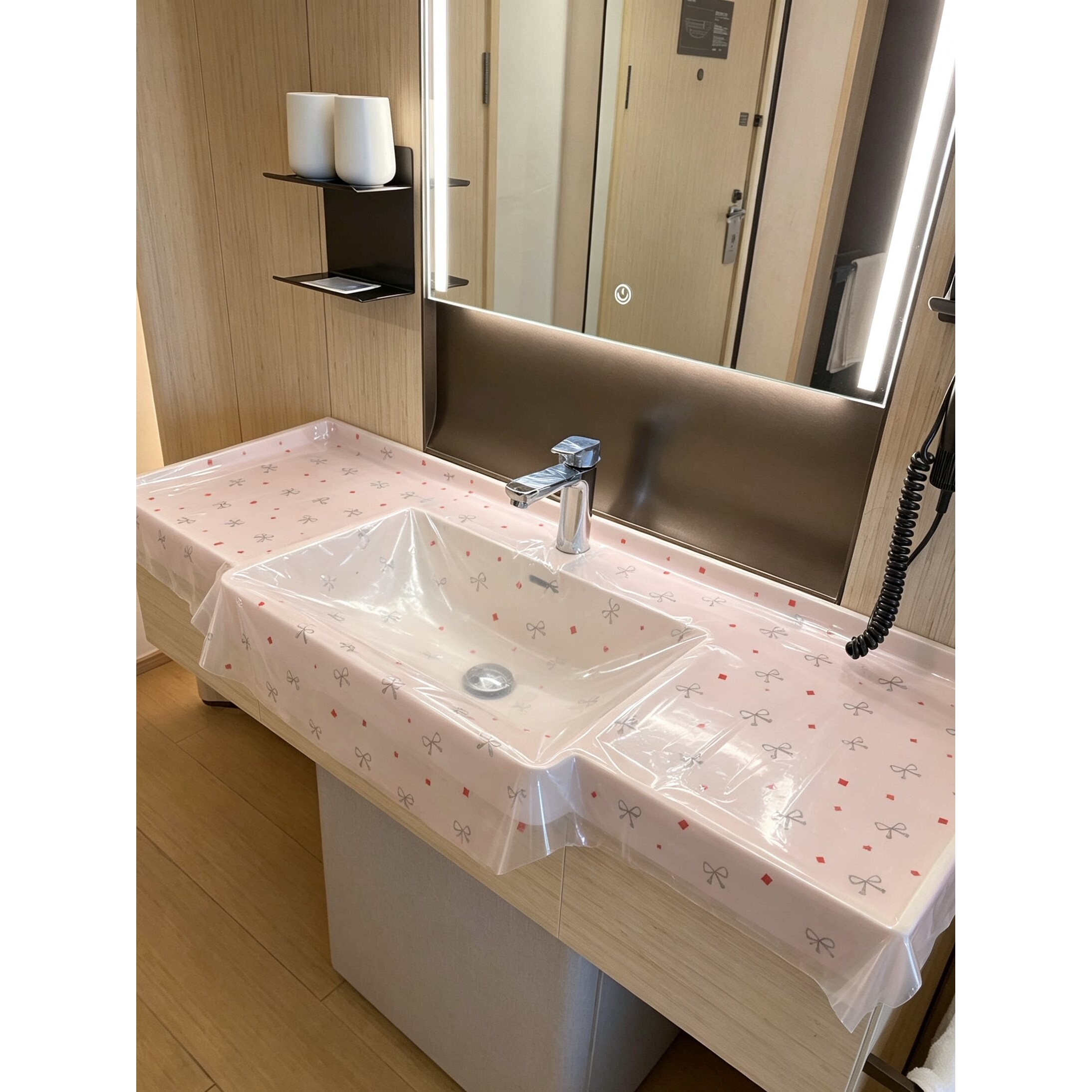 酒店一次性隔脏膜便携旅行出差防污膜加厚防水马桶洗手池隔脏神器