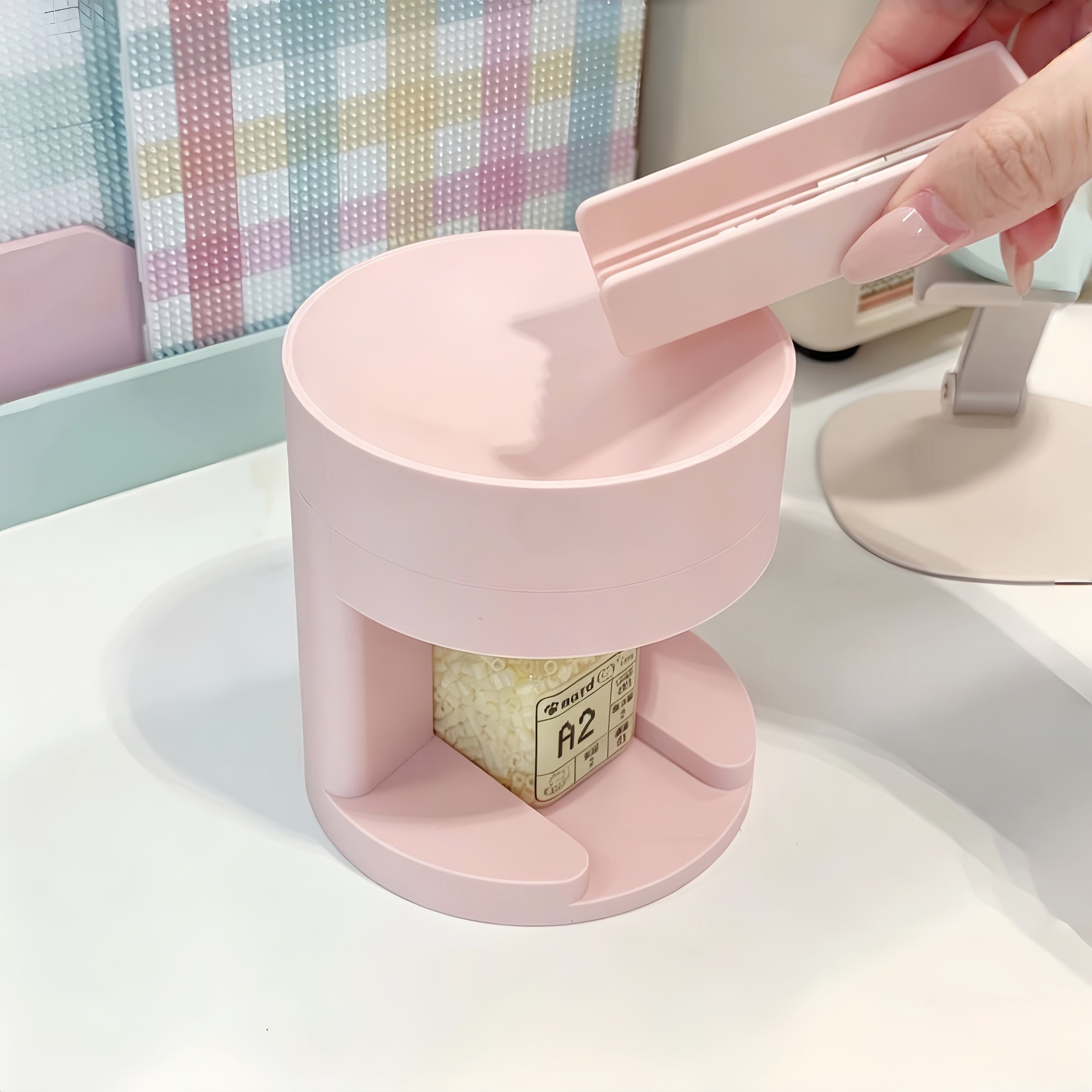 回收神器!饮水机型拼豆漏斗架兼容20道拼豆铲拼豆工具30ml药瓶