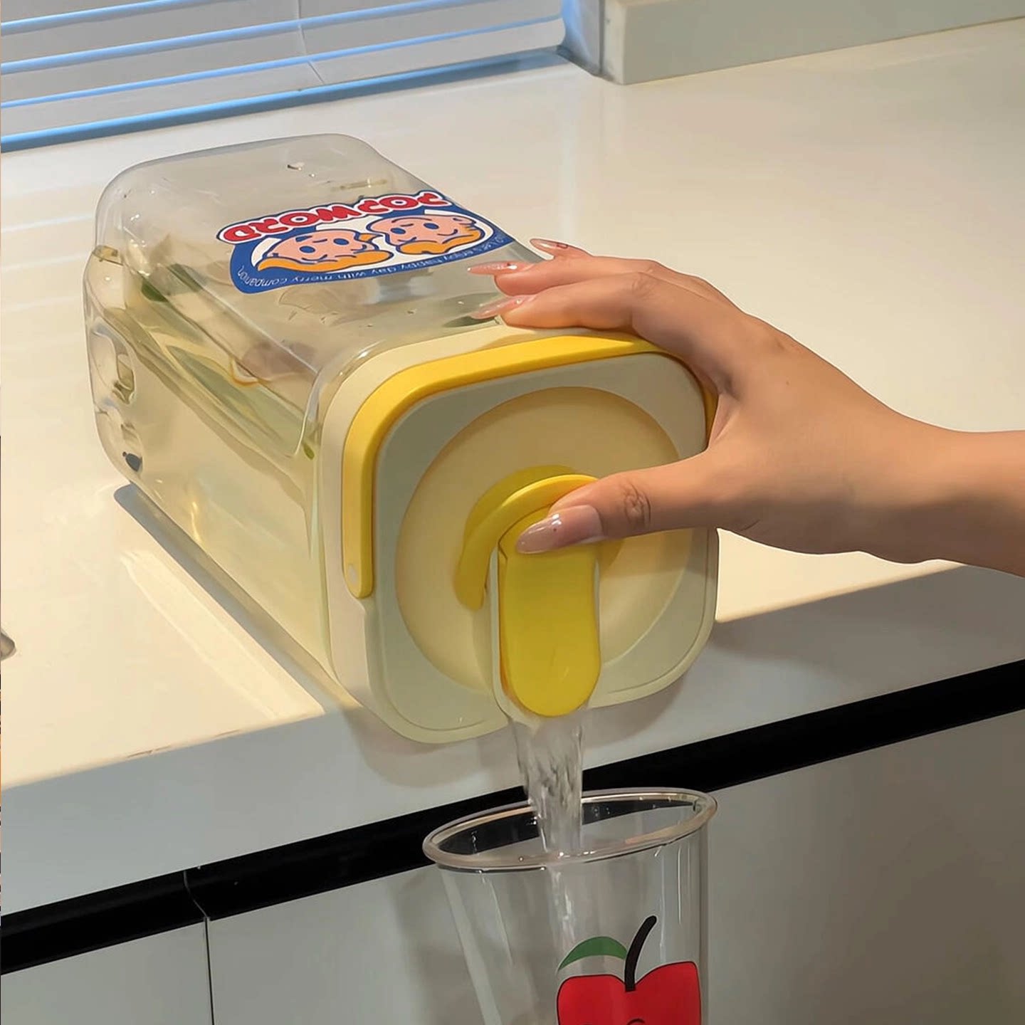多巴胺凉水壶家用夏天冰箱冷水壶带龙头食品级大容量冷萃泡茶壶