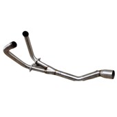 川崎小忍者300地平线250摩托车跑车配H件双缸2拖1不锈钢烟筒排气