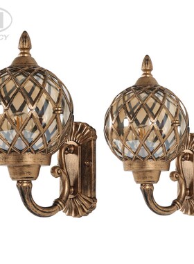 European Style Ouotdoor Wall-mounted Porch Lights Park Hotel