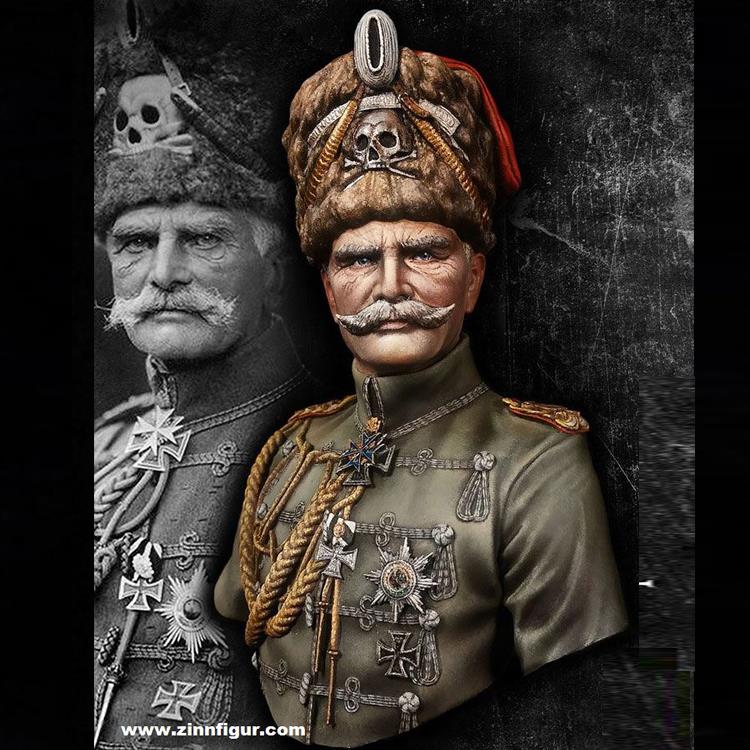 1/9树脂人物半身胸像模型包邮奥古斯特将军GK白模手办X257