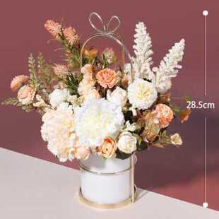 装饰假花仿真花 客厅小摆件 多种颜色可选 室内餐桌摆花