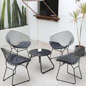 户外庭院桌椅别墅样品屋展示中心园林景观露天花园室外休闲 不锈