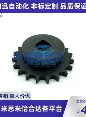 米思米BSP40B21-N-14/BSP40B21-N-25/14/15链轮08A键槽顶丝孔