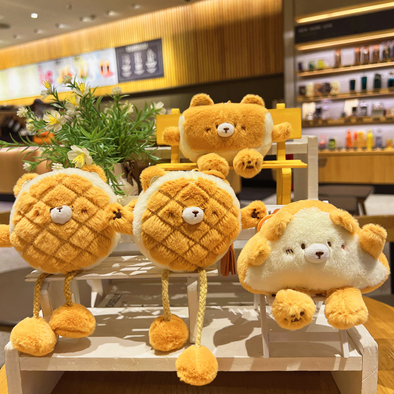 创意三明治公仔仿食物面包钥匙扣