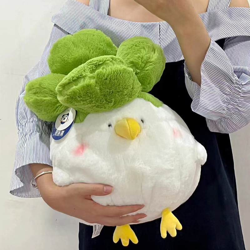 小菜鸟公仔毛绒玩具小鸟抱枕礼物