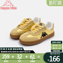 kappa kids2025夏季新款黄色童鞋春夏新款中大童休闲运动板鞋鞋子